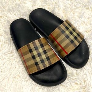 Kids Burberry Slides